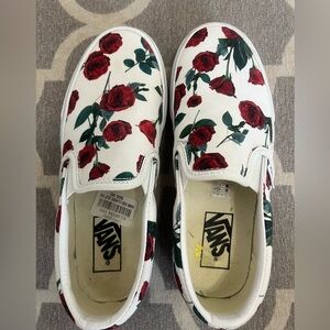 Vans cherry bomb design slip on. Size 6.5